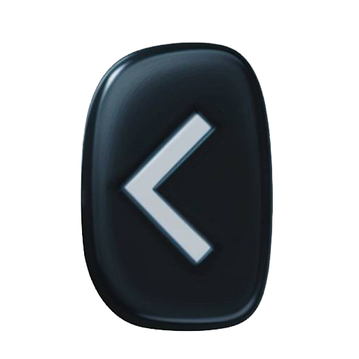 Daily rune reading featuring Kenaz rune stone of enlightenment